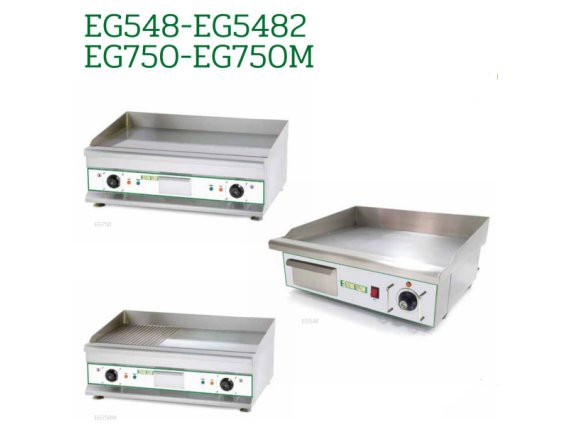 Fry top elettrico Fimar Easy Line EG750 liscio